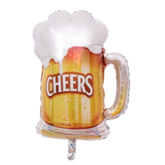 Aluminium Foil Beer Mug Balloon  71x56cm - Picture 1 of 5